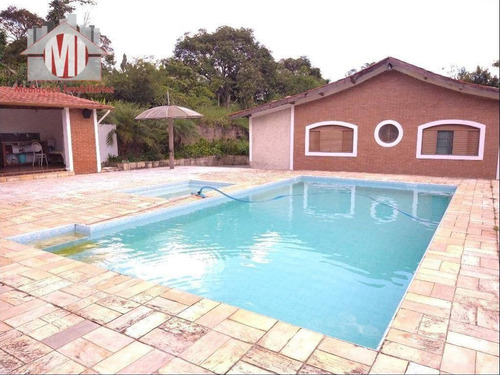 Imagem 1 de 30 de Linda Chácara Com Escritura, 05 Dormitórios, Piscina, Salão De Jogos, Pomar, À Venda, 3270 M² Por R$ 550.000 - Zona Rural - Pinhalzinho/sp - Ch0901
