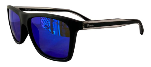 Lentes Gafas De Sol Wrangler Color Negro Con Azul 6020-006