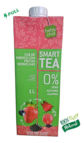 Chá Hibisco C/ Frutas Vermelhas S/açúcar 0 Calorias 1l