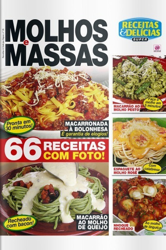 Revista Molhos E Massas - Receitas E Sabores N° 35