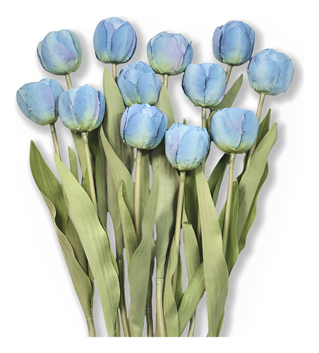 Artificial Flowers, 2 Bouquets/ 12pcs Artificial Tulips