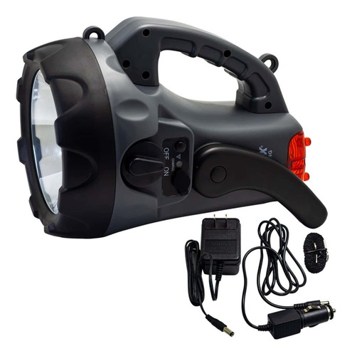 Linterna Recargable Led 10w Hb-4011t/ng Opalux-mihaba