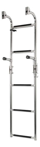 Escalera Náutica Rebatible Acero Inox 5 Escalones