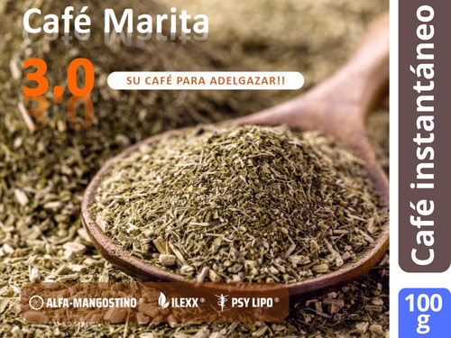 Café Marita 3.0 Clásico Lata 100g Dietético Adelgaza