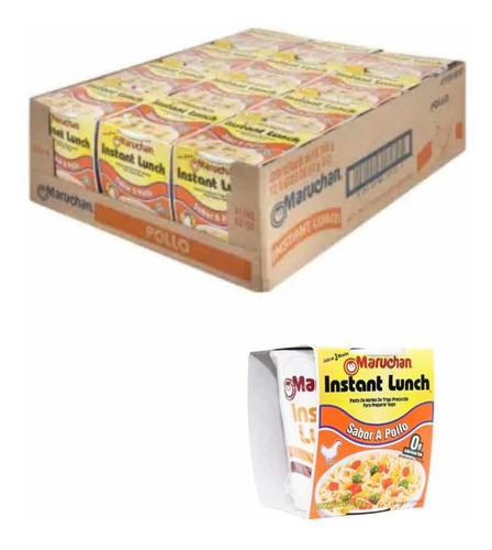 Sopa Maruchan Sabor Pollo  Caja 12 Piezas