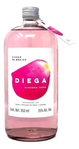 Pack De 12 Ginebra Diego Rosita 950 Ml