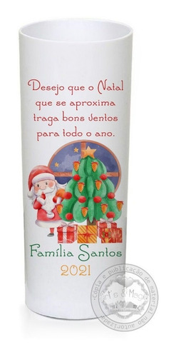 Imagem 4 de 5 de 30 Copo Long Drink Personalizado De Natal