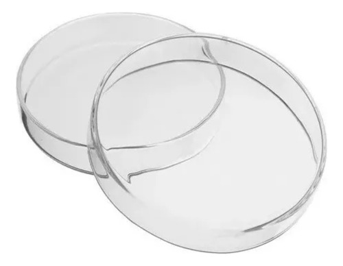 Placa De Petri Vidro 40x12mm Com 5 Unidades + Nf E Garantia
