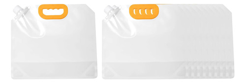Uxcell Bolsas De Plástico Para Licor Con Asa, 10 Frascos De 