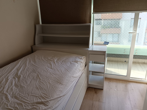 Cama Funcional Con Escritorio 1.5 Plazas (sin Colchones)