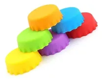 Comprar Kit 06 Tampa De Silicone P\u002F Garrafa De Cerveja Refrigerantes Cor