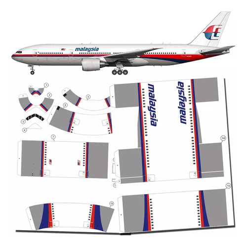 Boeing 777 Malaysia Airlines El Avion Que Desaparecio Papel