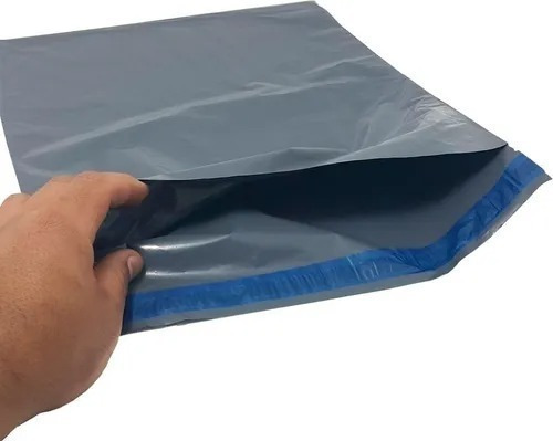 Saco Plastico Correios 19x25 Cinza/preto Lacre Sedex 100und