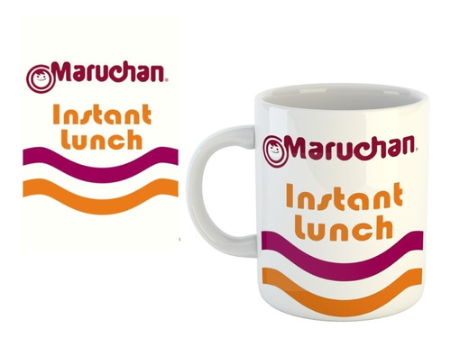 Taza Blanca Sopa Maruchan Excelente Calidad  350ml 