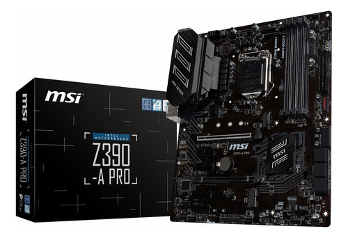 Msi Z390-a Pro Lga1151 (intel 8th And 9th Gen) M.2 Usb 3