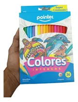 Comprar 36 Colores De Madera Hexagonales Intensos Cremosos Pointer.