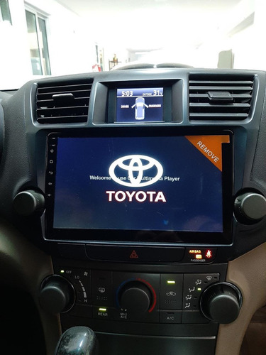 Estereo Toyota Highlander 2008 A 2013 Carplay Wifi 2 32gb Color Negro