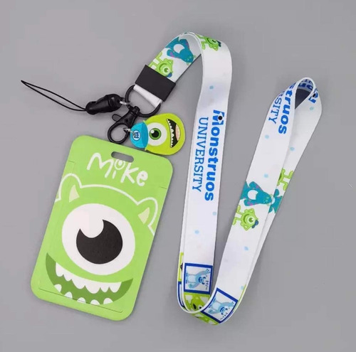 Lanyard Monsters University + Portacredencial 