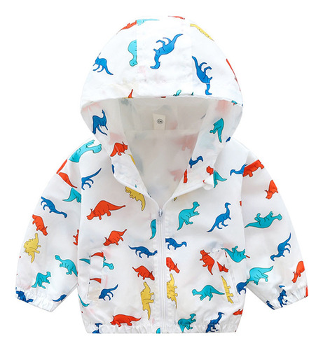 Abrigo Para Niños, Chaqueta Con Capucha Y Dinosaurio Para Ni