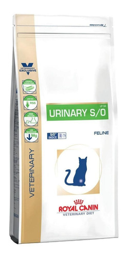 Alimento Royal Canin Veterinary Diet Feline Urinary S/O LP 34 para gato adulto sabor mix en bolsa de 3.5kg