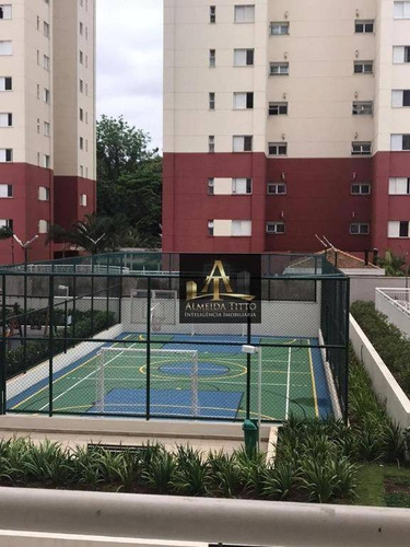 Imagem 2 de 13 de Promoção - Apartamento Novo À Venda No Condomínio Essencialle Home Clube Em Barueri 57,10 M² Com 2 Dormitórios E 1 Vaga Vista Livre! - Ap3029
