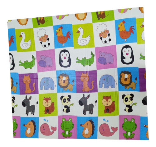 Tapete Plegable Grande Para Bebe Doble Faz 200 X 180 Cm