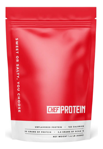 Proteina Whey 1,4lbs (635gr) Unflavored - Chef Protein