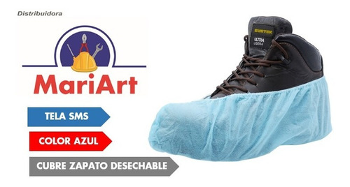 Cubrezapato Completo Desechable Paq. (1oo Pzas) 50 Pares Sms