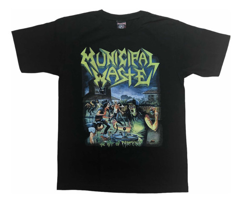 Playera Municipal Waste, Ar1, Rock Metal, Camiseta Playera