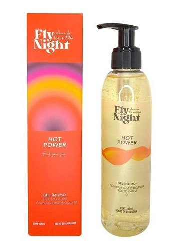Gel Fly Night Lubricante Intimo Calor 200 Ml Hombre Mujer