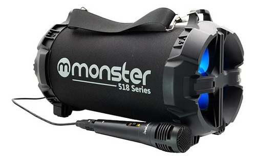 Parlante Karaoke Monster Wireless Bazooka Con Microfono Rgb