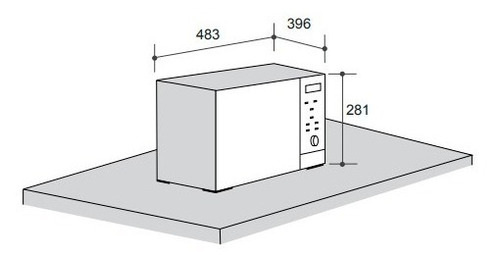 Imagen 6 de 6 de Microondas Fs Kubli Neu 25 Lts 1400w Espejado /dechaus