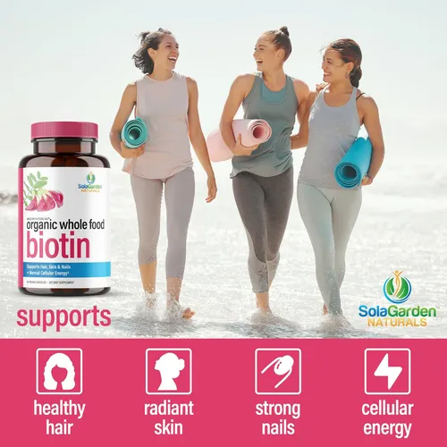 Suplemento De Biotina De Alimentos Integrales: Contiene Biot
