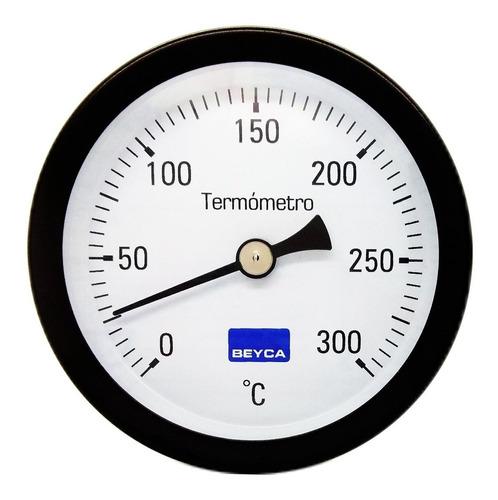 Termómetro Beyca 100mm Rosca 1/2 Salida Posterior 300 Grados