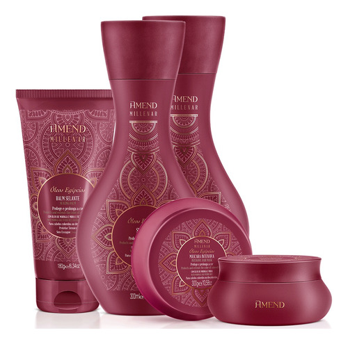 Kit Amend Millenar Óleos Egípcios - 04 Produtos