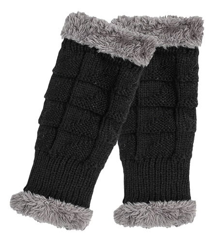 1 Par De Guantes De Medio Dedo Con Mangas Cortas Para Otoño