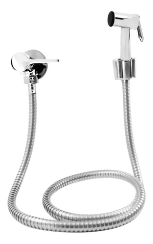 Ducha Higiênica Banheiro Completa Luxo Metal ¼ Volta C-65 º