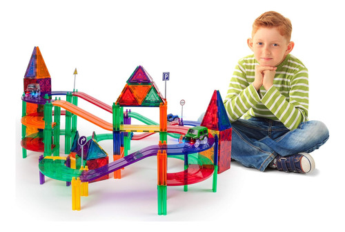 Picassotiles Juego De 128 Pizas De Bloques De Construcción D