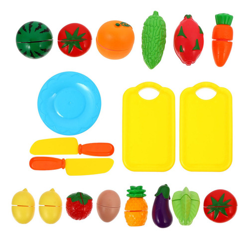 2 Conjuntos De Niño Frutas Y Verduras Juguetes De Corte De F