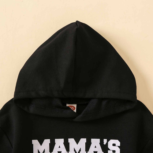 Sudadera De Invierno Con Cuello Redondo Y Manga Larga Con Es