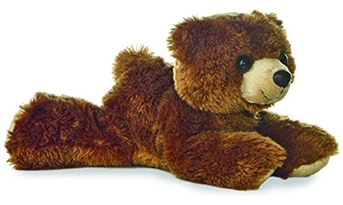 Peluche Aurora Plush Barnsworth Bear Flopsie, Marron, 8