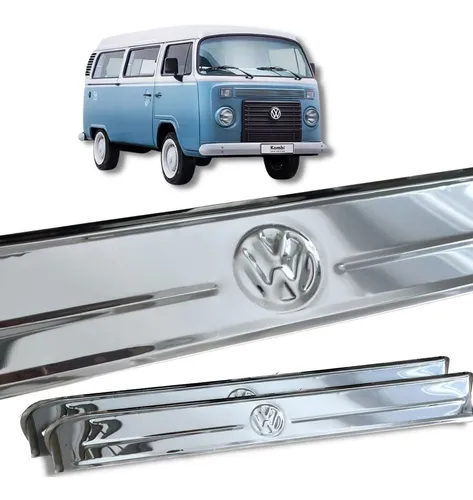 comprar Par Calha De Chuva Inox Vw Kombi 1976 A 2014 Clipper Karat