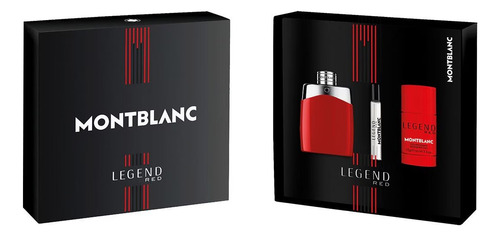 Set Perfume Legend Red Mont Blanc 100 Ml Edp