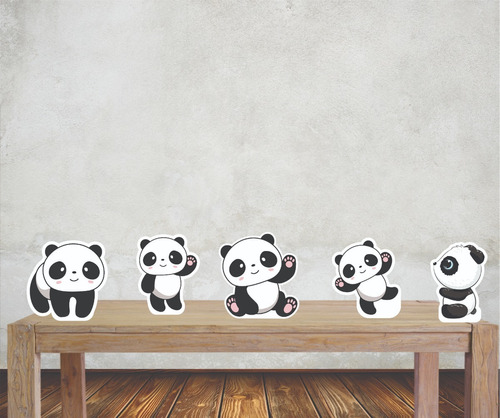 Imagem 1 de 4 de Kit Festa Displays Para Aniversário Ursinho Panda