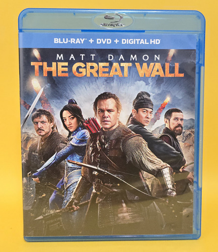 Br + Dvd / The Great Wall / La Gran Muralla / Matt Damon (Usado)
