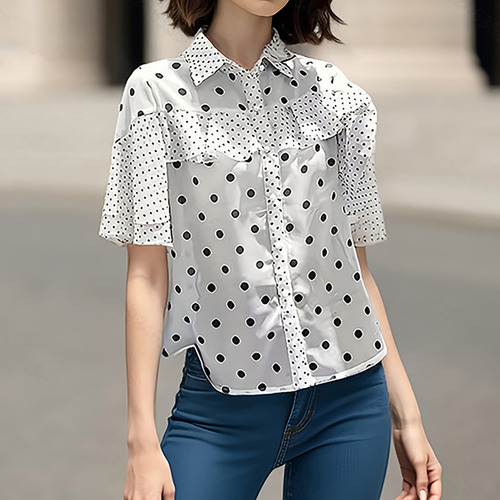 Casual Transpirable Con Cuello En V Para Mujer