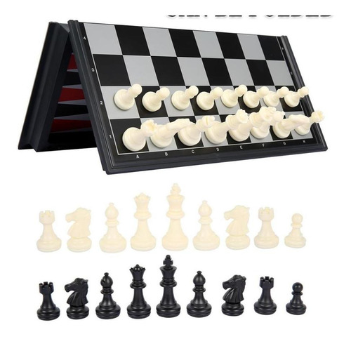 3 En 1 Damas De Juego De Mesa De Madera