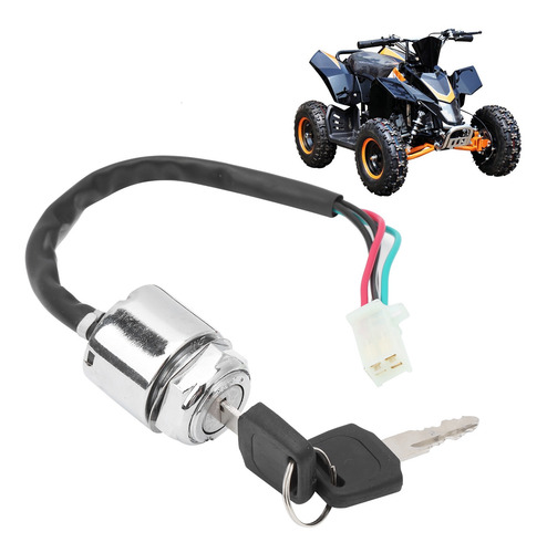 Juego De 2 Llaves De Encendido Para Motocicleta Y Bicicleta