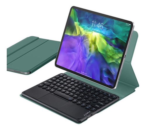 Teclado Táctil Retro Y Funda Magnético For iPad Pro11 2021