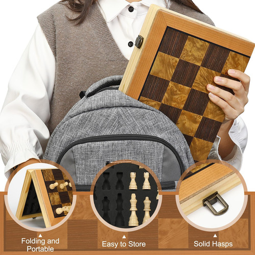 Juego De Ajedrez Juego De Mesa De Ajedrez Magnético De Mader